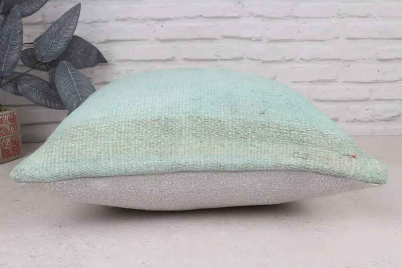Turkish Pillow, Throw Kilim Pillow, Home Decor Pillow, Pillow, Decorative Throw Pillow Sham, 20x20 Gray Cushion, Decorative Bolster Pillow Cover - 6