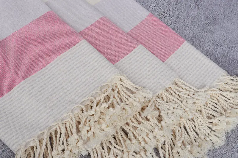 Lightweight Turkish towel, Spa Towel, Wedding Towel, Girl Trip Party Favor, Xmas Gifts, Gift For Her, 70x40 Cotton Striped Towel, Turkish Towel USA - 5
