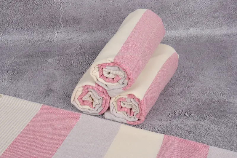 Lightweight Turkish towel, Spa Towel, Wedding Towel, Girl Trip Party Favor, Xmas Gifts, Gift For Her, 70x40 Cotton Striped Towel, Turkish Towel USA - 8