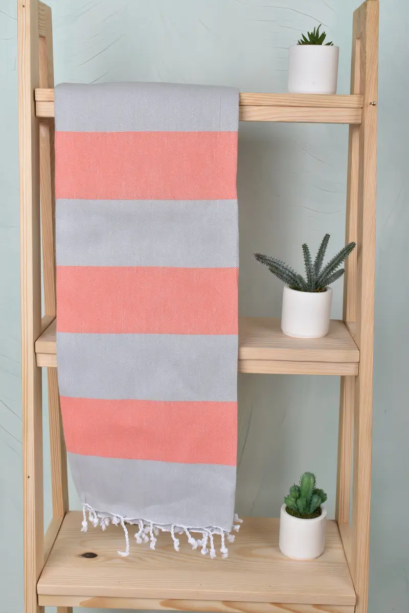 House Warming Gift, Wedding Favors, 70x40 Cotton Striped Towel, Bachelorette Party Gifts Bridesmaids, Summer Towel, Bachelorette Towel, Custom Towel - 8