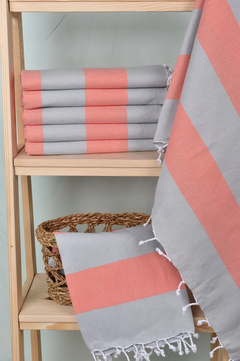 House Warming Gift, Wedding Favors, 70x40 Cotton Striped Towel, Bachelorette Party Gifts Bridesmaids, Summer Towel, Bachelorette Towel, Custom Towel - 3
