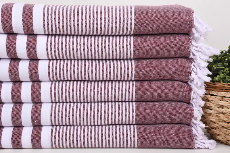70x40 Cotton Striped Towel, Extra large Turkish bath towel, Personalized Gifts, Absorbent Turkish towel, Home Decor Towel, Monogram Beach Towel - 2