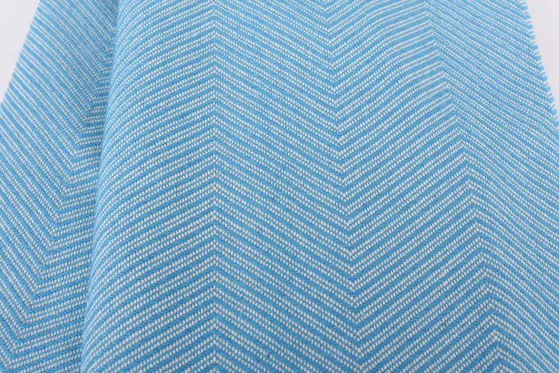 Aesthetic Blanket, 84x68 Cotton Zig zag Towel, Woven Blanket, Monogram Blanket, Valentines Day Gift For Him, Turkish Bedcover, Custom Wedding Gifts - 4