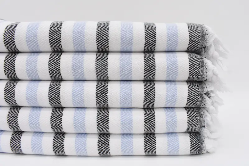 Personalized Gift For Him, Bachelorette Party Gifts, 64x40 Cotton Striped Towel, Embroidered Towel, Luxury towel, Miami Bachelorette Party Favors