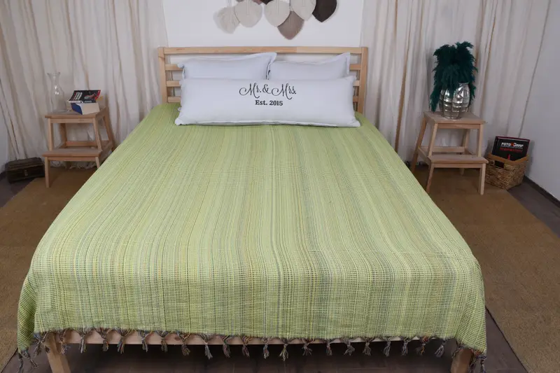 Personalized Gifts, Personalised Gift, Turkish Bedcover, Christmas Tablecloth, Housewarming Gift, Throw Blanket, 100x80 Cotton Waffle Towel - 6