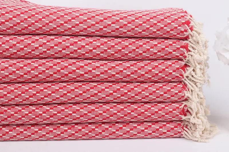 Wedding Shower Gift, Turkish Bath Towel USA, 68x40 Cotton Geometric Towel, Personalized Beach Towel, Monogram Turkish Towel, Absorbent Turkish towel - 3