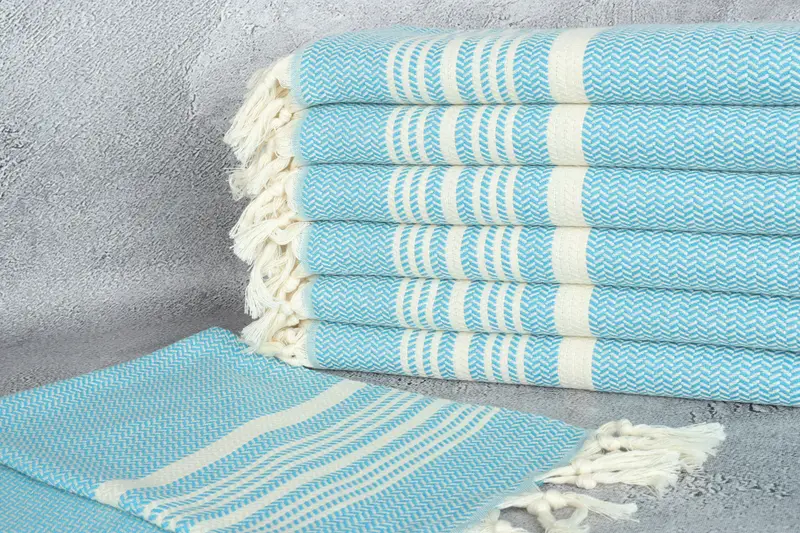 40x18 Cotton Striped Towel, Valentine Day Gift For Her, Wedding Favors, Bathroom Towels, Personalized Wedding Gift For Couple, Bridesmaid Gifts - 2