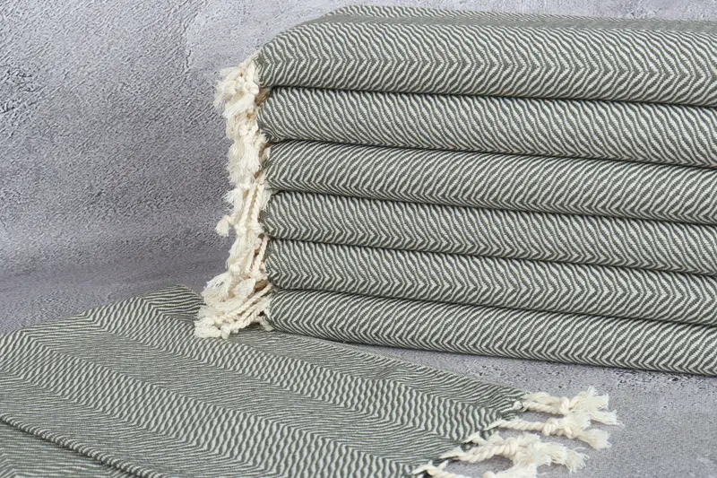40x20 Cotton Chevron Towel, Summer Gift, Bachelorette Favor, Gift For The Home, Bathroom Towels, Bridesmaid Gifts, Personalized Hand Towel - 2