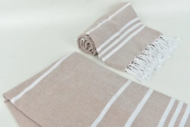 Travel towel, Towel With Name, 70x40 Cotton Striped Towel, Bachelorette Party Favors, Bachelorette Party Items, Handmade Gift, Spa Gift, Scarf Towel - 7