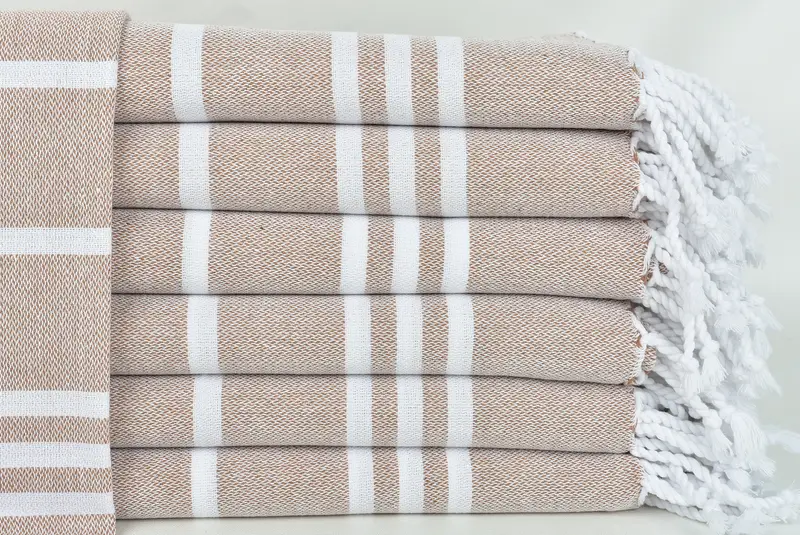 Travel towel, Towel With Name, 70x40 Cotton Striped Towel, Bachelorette Party Favors, Bachelorette Party Items, Handmade Gift, Spa Gift, Scarf Towel - 1