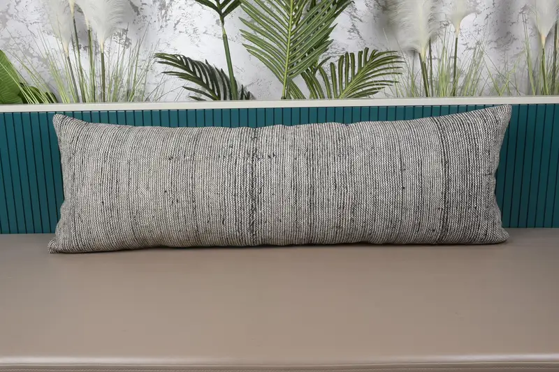 Handgefertigtes Southwestern-Wurfkissen, 16x48 besticktes Kissen