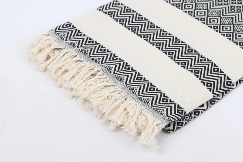 Bridesmaid Gifts, Traditional Turkish peshtemal for hammam, 70x40 Cotton Diamond Towel, Bridesmaid Gift Towel, Unique Gift, Embroidered Towel - 7