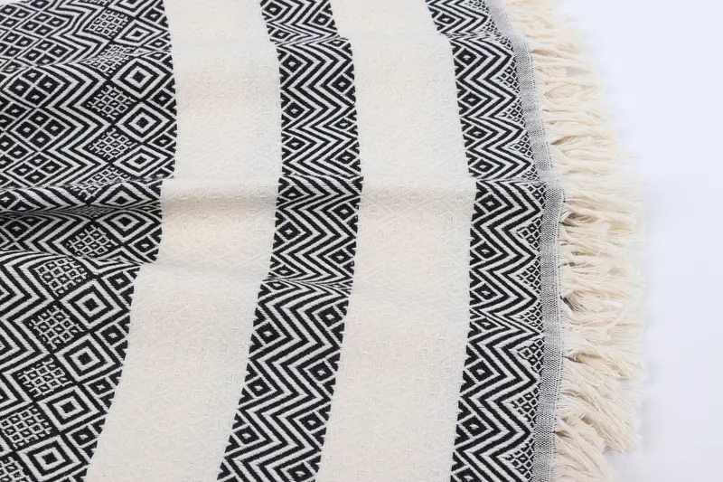 Bridesmaid Gifts, Traditional Turkish peshtemal for hammam, 70x40 Cotton Diamond Towel, Bridesmaid Gift Towel, Unique Gift, Embroidered Towel - 8