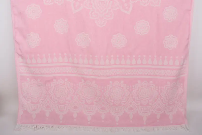 Bridesmaid Gift Towel, Peshtemal Towel, 74x36 Cotton Floral Patterned Towel, Home Decor Towel, Turkish Towel USA, Beach Towel Personalized