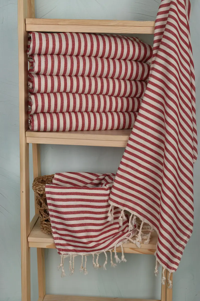 Towel With Name, Best Friend Gift, Turkish Hand Towel, Summer Towel, 40x18 Cotton Striped Towel, Wedding Gift, Personalized Gift, Bridal Gifts - 3