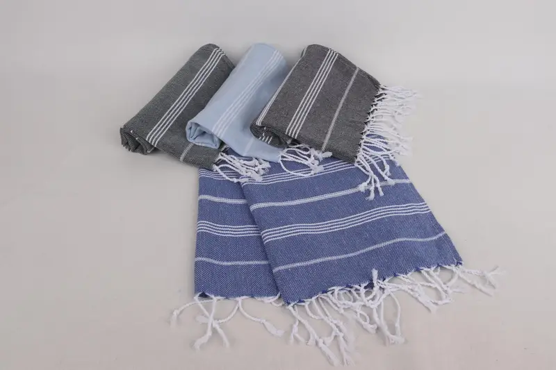 Summer Gift, Bachelor Towel, Monogram Kitchen Towel, Personalized Kitchen Towel, 38x18 Cotton Striped Towel, Custom Hand Towel, Bathroom Hand Towel - 3