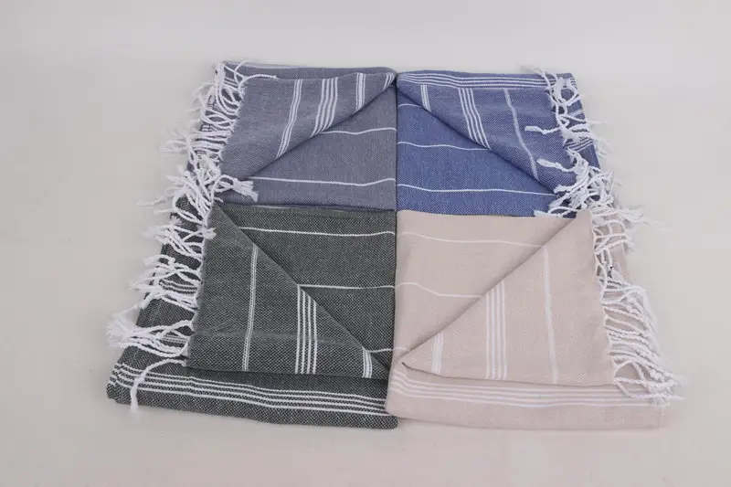 Summer Gift, Bachelor Towel, Monogram Kitchen Towel, Personalized Kitchen Towel, 38x18 Cotton Striped Towel, Custom Hand Towel, Bathroom Hand Towel - 4