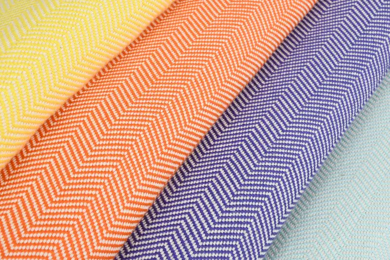 Couch Cover, Monogram Beach Blanket, Bachelorette Party Favors, Woven Throw Blanket, 100x80 Cotton Herringbone Towel, Bridesmaid Gifts - 7