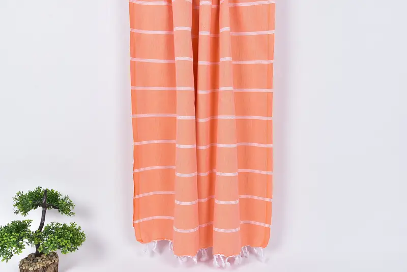 Birthday Gift, Sand-resistant Turkish towel for the beach, 70x40 Cotton Striped Towel, Turkish Towel Beach, Bridesmaid Gift Towel, Gifts For Him - 8