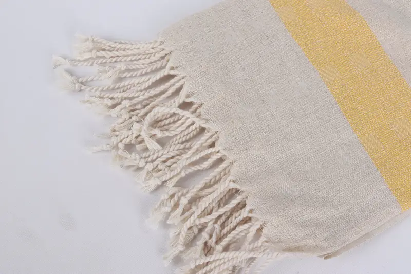 Embroidered Towel, Personalized Gift, 70x36 Linen Striped Towel, Holiday Towel, Turkish Beach Towel Bulk, Baby Boy Gift, Absorbent Turkish towel - 7