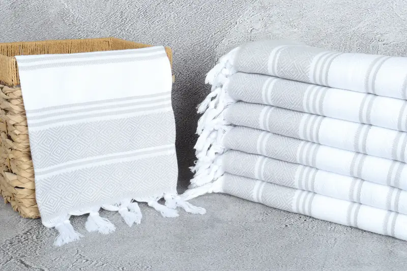 Bridesmaid Gifts, Monogram Hand Towel, Bachelor Towel, Gym Towel, Turkish Hand Towel, 40x18 Cotton Diamond Towel, Wedding Day Gift For Bride - 3