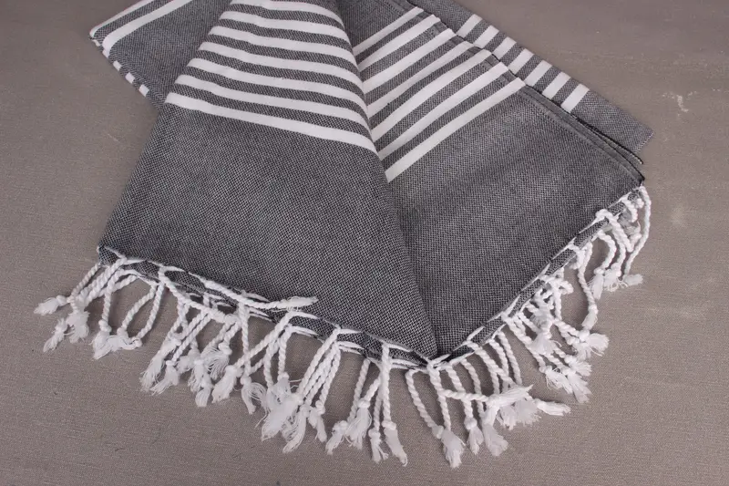 Quick-Dry Beach Towel, Bridesmaid Towel, Lightweight Turkish towel, Beach Towel Bulk, Engagement Gift, 68x40 Cotton Striped Towel, Gifts For Him - 8