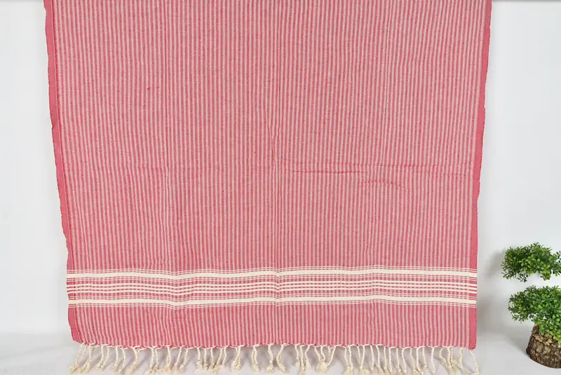 68x38 Linen Striped Towel, Wedding Gifts Towel, Beach Wedding Favor, Personalized Gift For Her, Beach Towel Gift, Gym Towel, Organic towel - 7