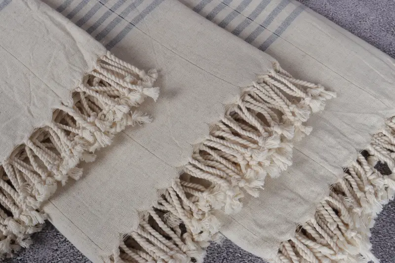 Bathroom Towel, Soft and absorbent Turkish towel, Bachelor Gifts, Holiday Towel, 68x36 Cotton Striped Towel, Luxury towel, Beach Towel Bulk - 5