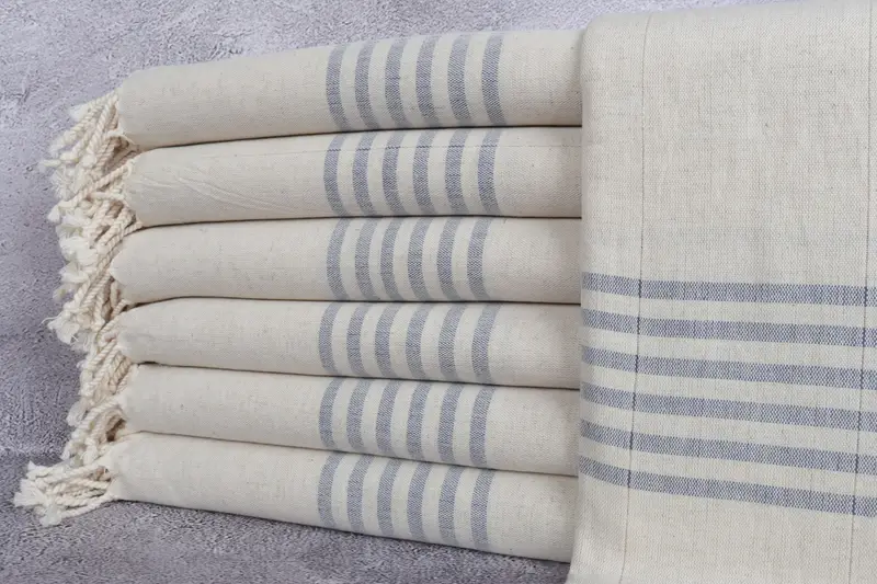 Bathroom Towel, Soft and absorbent Turkish towel, Bachelor Gifts, Holiday Towel, 68x36 Cotton Striped Towel, Luxury towel, Beach Towel Bulk - 1