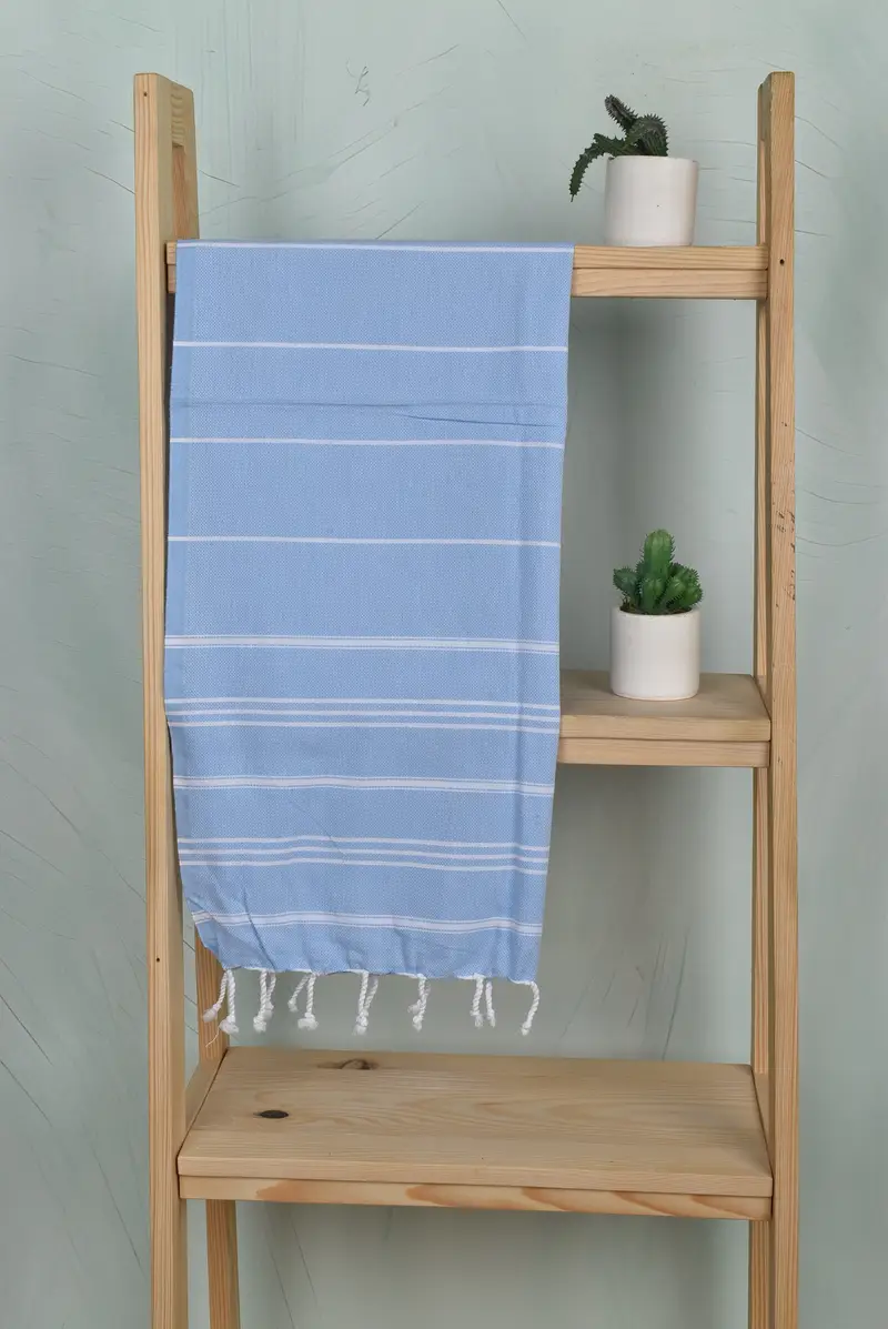 40x24 Cotton Striped Towel, Grandma Gift, Custom Wedding Gift From Bridesmaid, Kitchen Towel, Small Bath Towels, Gift For Her, Custom Hand Towel - 8