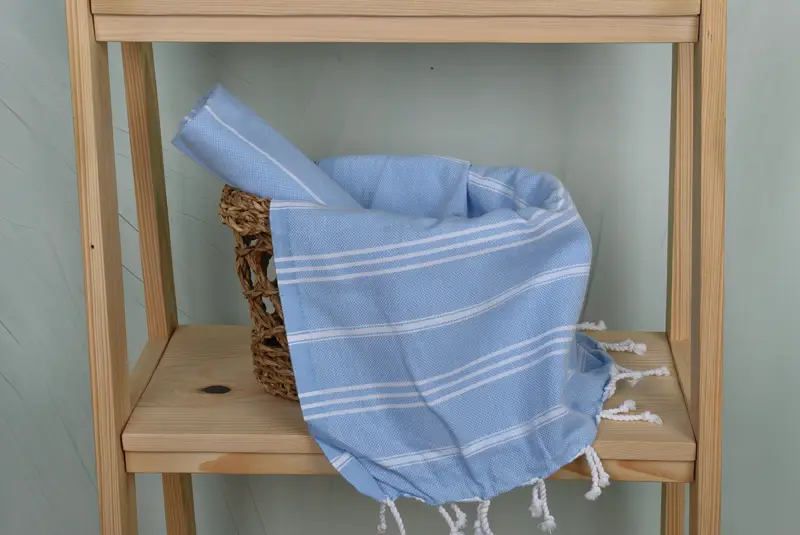 40x24 Cotton Striped Towel, Grandma Gift, Custom Wedding Gift From Bridesmaid, Kitchen Towel, Small Bath Towels, Gift For Her, Custom Hand Towel - 4