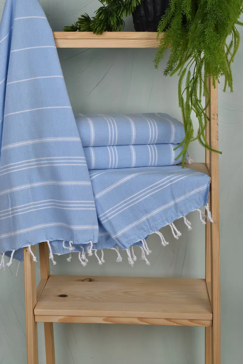40x24 Cotton Striped Towel, Grandma Gift, Custom Wedding Gift From Bridesmaid, Kitchen Towel, Small Bath Towels, Gift For Her, Custom Hand Towel - 6
