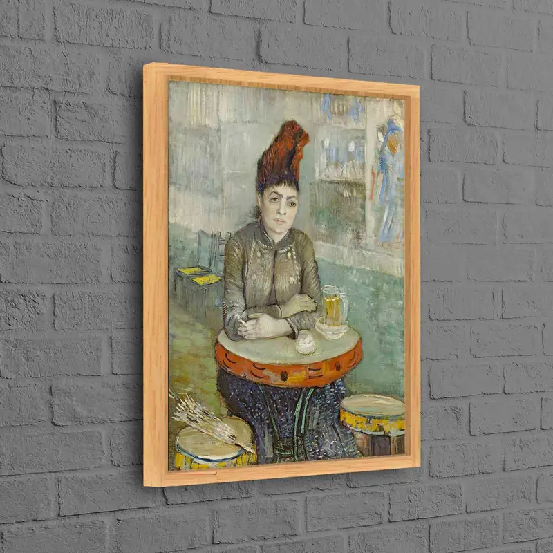 エレガントなファン ゴッホ オイル キャンバス: 女性のポートレート アート プリント