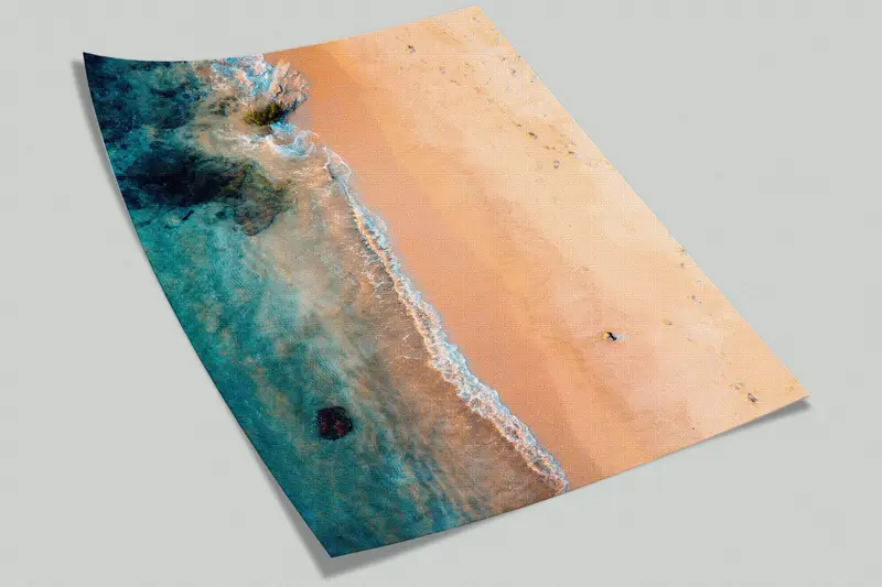 Sonderanfertigung, Meereslandschaft, Papierwandkunst, 3D -Mallpapier, Strandlandschafts -Mallpapier, Meereslandschaftswand Wandgemälde, - 7