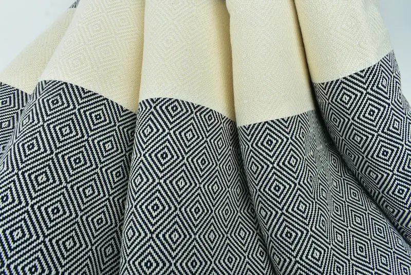 Family Gift Basket, 96x80 Cotton Diamond Towel, Woven Throw Blanket, Wedding For Favor, Valentine Day Gift For Her, Tablecloth, Throw Blanket Couch - 5