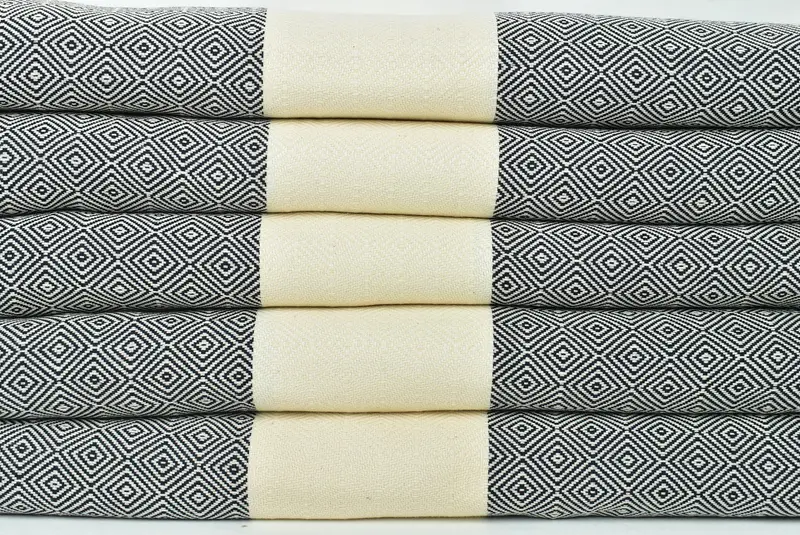 Family Gift Basket, 96x80 Cotton Diamond Towel, Woven Throw Blanket, Wedding For Favor, Valentine Day Gift For Her, Tablecloth, Throw Blanket Couch - 2