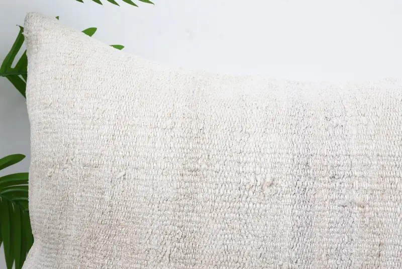 20x28 White Pillow Sham, Antique Pillows, Cushion Cover, Car Cushion Case, Custom Cushion Cover, Pillow for Couch, Kilim Pillow - 2