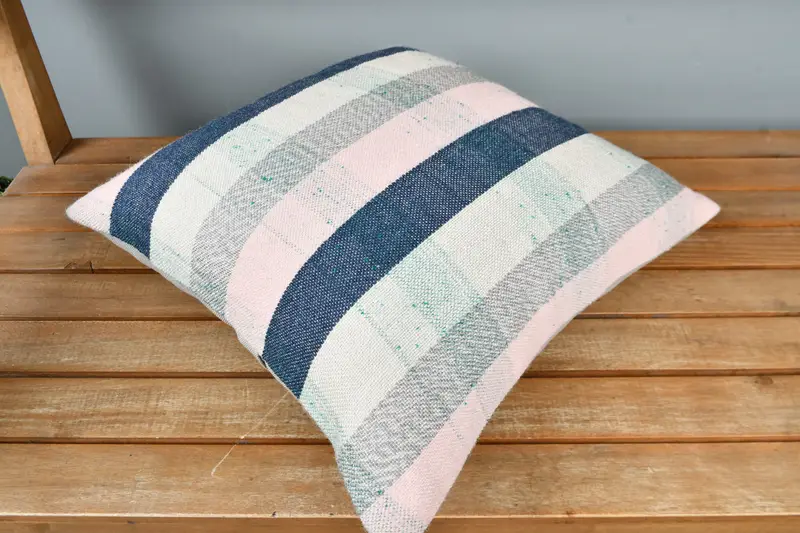 Pillow for Sofa, Kilim Cushion Sham, Vintage Pillow, Colorful Pillow Cover, Oriental Cushion Case, 16x16 Blue Cushion Cover, Pillow Case - 2