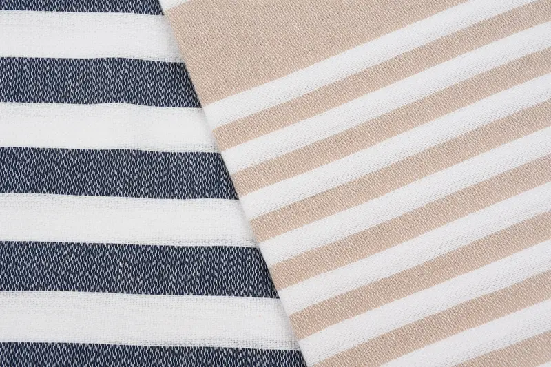 Personalized Bridesmaid Gift, Monogram Towels, Home Decor Towel, Travel towel, Embroidery Towel, Monogram Turkish Towel, 68x36 Cotton Striped Towel - 5