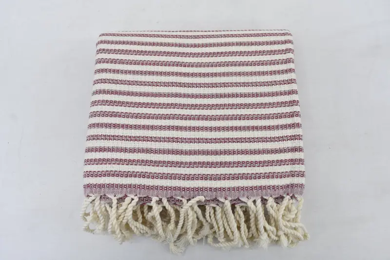 Handwoven Turkish bath towel, Personalized Gifts, 68x40 Cotton Striped Towel, Gift For Wedding Day, Best Beach Towel, Beach towel, Bridal Gifts - 7
