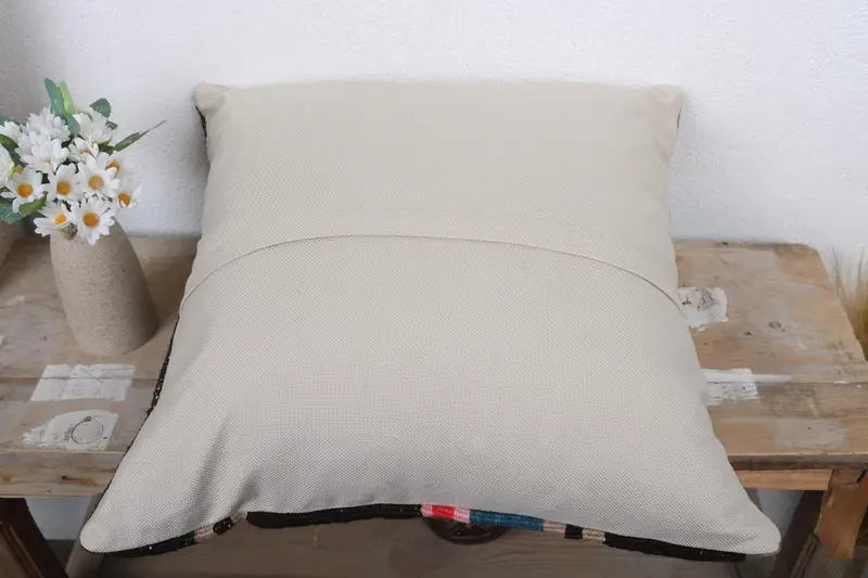 Chair Pillow Case, Pillow Case, Boho Pillow, Luxury Cushion Cover, Interior Designer Pillow, Gift Pillow, 18x18 Brown Pillow Sham - 7
