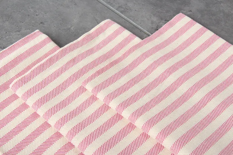 Beach Theme Wedding Gift, 40x24 Cotton Striped Towel, Kitchen Towel, Gift For Her, Personalized Dish Towel, Custom Hand Towel, Monogram Tea Towel - 6