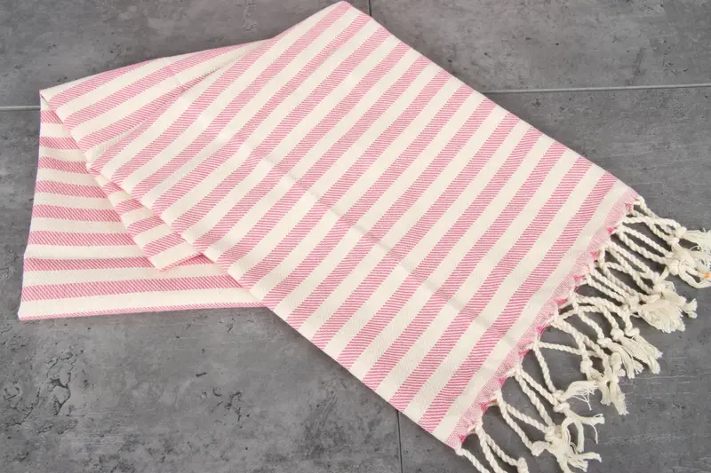 Beach Theme Wedding Gift, 40x24 Cotton Striped Towel, Kitchen Towel, Gift For Her, Personalized Dish Towel, Custom Hand Towel, Monogram Tea Towel - 5