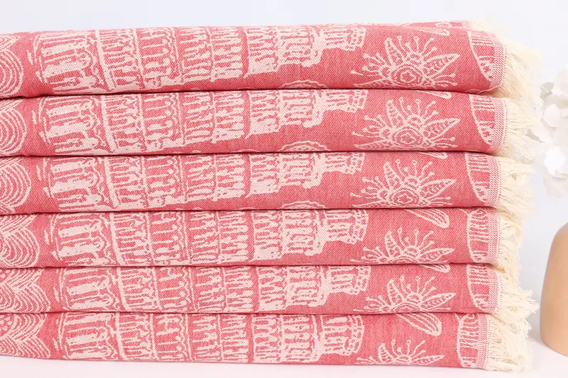 28x20 Cotton Italian Symbols Design Towel, Spa Towel, Monogrammed Hand Towel, Organic Tea Towel, Small Bath Towels, Engagement Gift, Bathroom Towels - 4