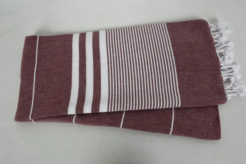 Bridal Shower Favor, Scarf Towel, Sand-free towel, Monogram Beach Towel, Vegas Bachelorette Party Favors, 70x40 Cotton Striped Towel, Luxury towel - 6