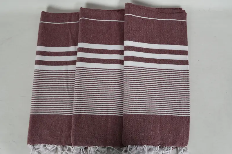 Bridal Shower Favor, Scarf Towel, Sand-free towel, Monogram Beach Towel, Vegas Bachelorette Party Favors, 70x40 Cotton Striped Towel, Luxury towel - 3