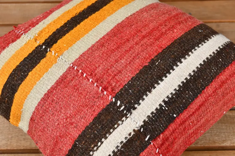 Case de almohadas del suroeste, almohada de lanza Kilim, caja de almohada al aire libre, almohada vintage, caja de almohada roja 12x12, almohada, almohada de kilim vintage - 3