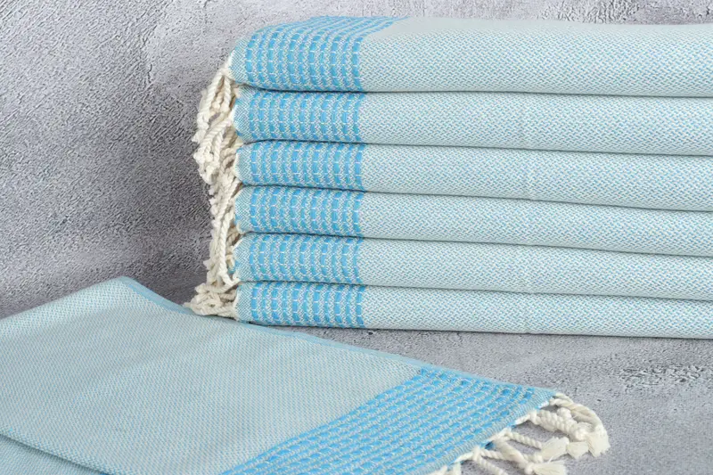 Turkish Tea Towel, Personalized Dish Towel, Anniversary Gift For Her, Gym Towel, Bridesmaid Gifts, Custom Name Towel, 40x20 Cotton Striped Towel - 2