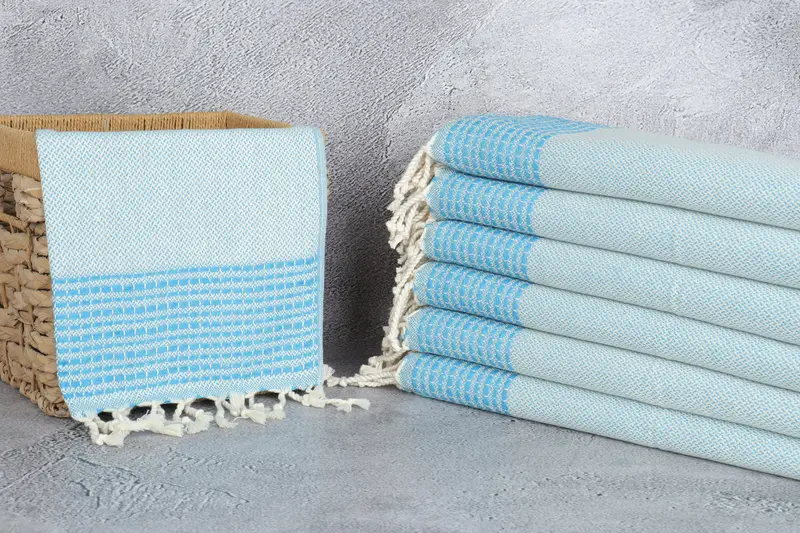 Turkish Tea Towel, Personalized Dish Towel, Anniversary Gift For Her, Gym Towel, Bridesmaid Gifts, Custom Name Towel, 40x20 Cotton Striped Towel - 3