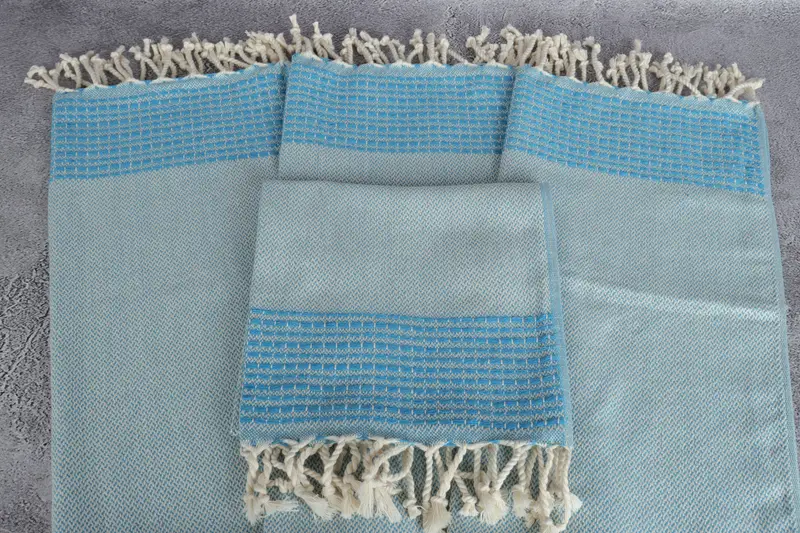 Turkish Tea Towel, Personalized Dish Towel, Anniversary Gift For Her, Gym Towel, Bridesmaid Gifts, Custom Name Towel, 40x20 Cotton Striped Towel - 4